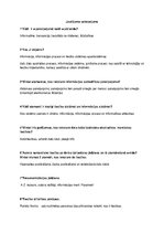 Konspekts 'Informācijas tiesības. Eksāmena jautājumi', 1.