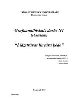 Konspekts 'Elektrotehnikas pamati - līdzstrāvas lineārā ķēde', 1.