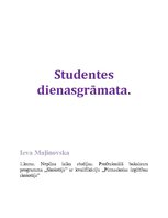Eseja 'Studenta dienasgrāmata kultūras vēsturē', 1.