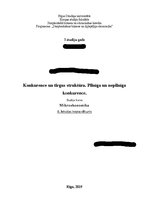 Konspekts 'Konkurence un tirgus struktūra. Pilnīga un nepilnīga', 1.