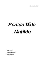 Konspekts 'Roalds Dāls "Matilde"', 1.