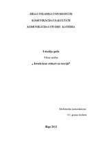 Eseja '"The Curious Case of Benjamin Button" filmas analīze', 1.