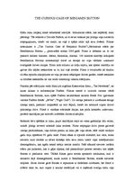 Eseja '"The Curious Case of Benjamin Button" filmas analīze', 2.