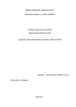 Referāts 'Uzņēmumu finansiālā stāvokļa un izmaksu analīze un būtība', 1.