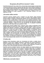 Konspekts 'Kompānijas "DreamWorks Animation" analīze', 1.