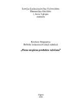 Referāts 'Piena un piena produktu ražošana', 1.