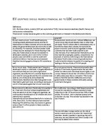 Konspekts 'Foreign Financial Aid', 1.