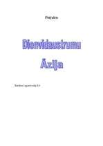 Referāts 'Dienvidaustrumu Āzija', 1.