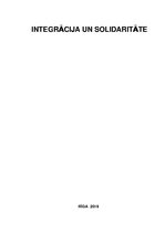 Eseja 'Integrācija un solidaritāte', 1.