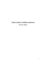 Prakses atskaite 'Prakses atskaite, restorāns "Bergs"', 1.