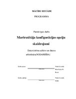 Referāts 'Maršrutētāja konfigurācijas opciju skaidrojumi', 1.
