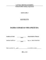 Referāts 'Darba samaksas organizācija', 1.