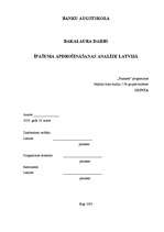 Diplomdarbs 'Īpašuma apdrošināšanas analīze Latvijā', 1.