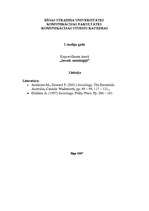 Konspekts 'Sabiedrība. Sociālās organizācijas', 1.