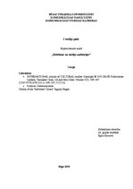 Konspekts 'Reklāmas un mediju auditorijas', 1.