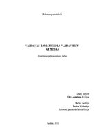 Referāts 'Vaidavas pamatskola', 1.