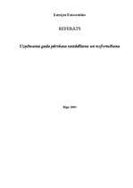 Referāts 'Uzņēmuma gada pārskata sastādīšana un noformēšana', 1.