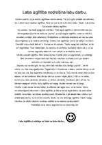 Eseja 'Laba izglītība nodrošina labu darbu', 1.