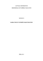Referāts 'Darba tirgus vispārējs raksturojums', 1.