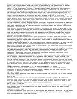 Eseja 'Chemical Reactions ', 1.