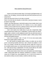 Eseja 'Mans subjektīvais laika pārdzīvojums', 1.