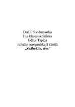 Konspekts 'Skābeklis, sērs', 1.