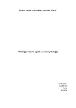 Referāts 'Psiholoģijas vēstures aspekti un virzieni psiholoģijā', 1.