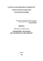 Referāts 'Organizācijas raksturojums pēc menedžmenta teorijas jēdziena', 1.
