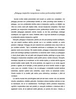 Eseja 'Pedagoga starpkultūru kompetences nozīme profesionālajā darbībā', 1.