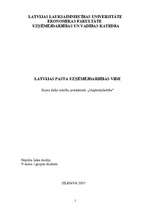 Referāts 'A/s "Latvijas pasts" uzņēmējdarbības vide', 1.
