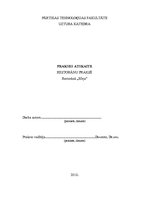 Prakses atskaite 'Prakse restorānā', 1.