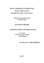 Konspekts 'Stratēģijas veidi un stratēģijas izvēle', 1.