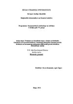 Konspekts 'Akciju tirgus. Primārais un sekundārais tirgus. Akcijas un dividendes', 1.