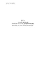 Referāts 'Brīvlaisto un kolonu tiesiskais stāvoklis.Juridiska persona kā tiesību subjekts', 1.