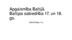 Prezentācija 'Apgaismība Baltijā. Baltijas sabiedrība 16.-18.gadsimtā', 1.