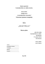 Biznesa plāns 'Biznesa plāns nekustamo īpašumu firmas izveidei', 1.