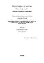 Konspekts 'Makroekonomika. Mikroekonomika. Cenas un tirgi, tirgus struktūra. Piedāvājums, p', 1.