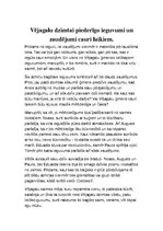 Konspekts 'Domraksts par Vējagalu saimes ieguvumiem un zaudējumiem', 1.