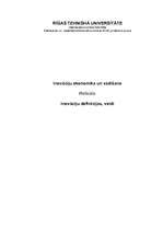 Referāts 'Inovāciju definīcijas, veidi', 1.