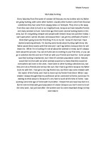 Eseja 'My Hobby Hunting', 1.