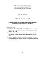 Konspekts 'Valdnieks un pavalstnieki: politiskā doma renesanses laikmetā; angļu politikas t', 1.
