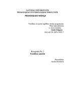 Konspekts 'Konspekts veselības mācībā', 1.