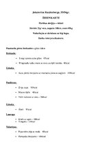 Konspekts 'Ēdienkarte vienai dienai', 1.