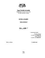 Referāts 'SIA "ABF+"', 1.