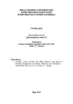 Konspekts 'Latvijas žurnālistika okupācijas laikā (1940-1990)', 1.