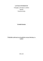 Konspekts 'Praktiskie uzdevumi ar pirmsskolas vecuma bērniem, to analīze', 1.