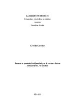 Konspekts 'Praktiskie uzdevumi ar pirmsskolas vecuma bērniem, to analīze', 5.