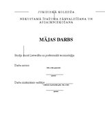 Referāts 'Lietvedības kārtības izveidošana', 1.