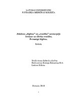 Referāts 'Jēdzienu "higiēna" un "veselība" savstarpējā ietekme uz cilvēka veselību', 1.