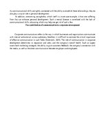 Konspekts 'The Role of Effective Communication in Personal Life, Society and Organization', 3.